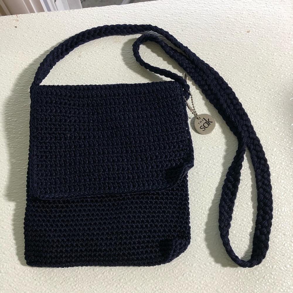 The Sak. Blue crossbody bag , woven